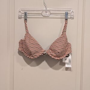 NWT RVCA Cosmic Way Underwire Bikini Top Size Large